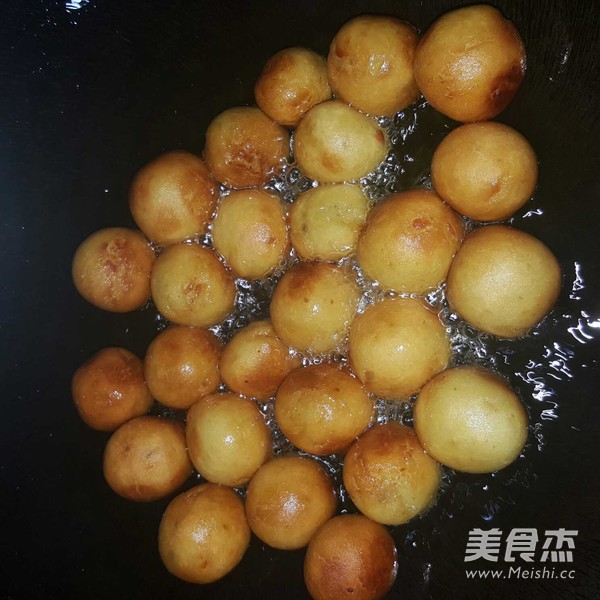 红薯小丸子的做法