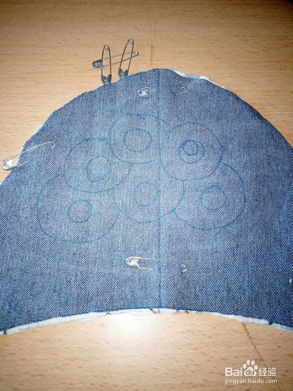 好看的牛仔布棉拖鞋