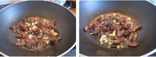 腊肉炒秋葵的做法