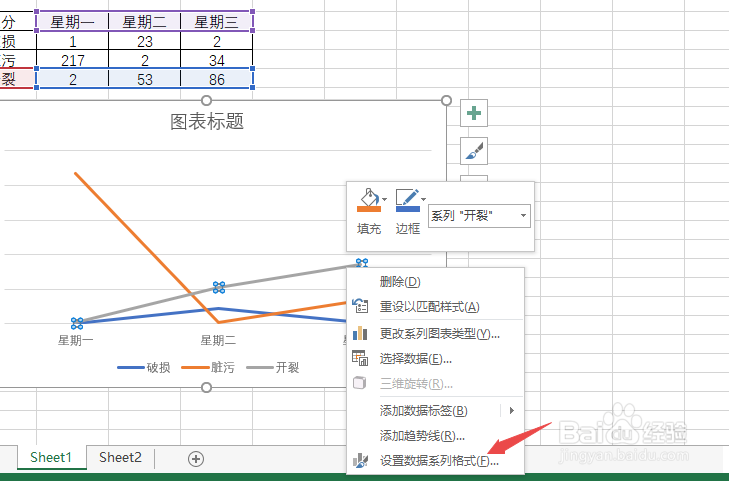 excel如何设置双坐标轴