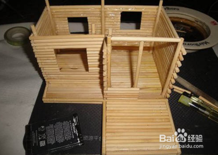 筷子DIY小木屋