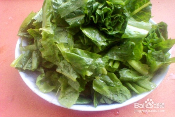 莴苣叶炒猪血------营养美味