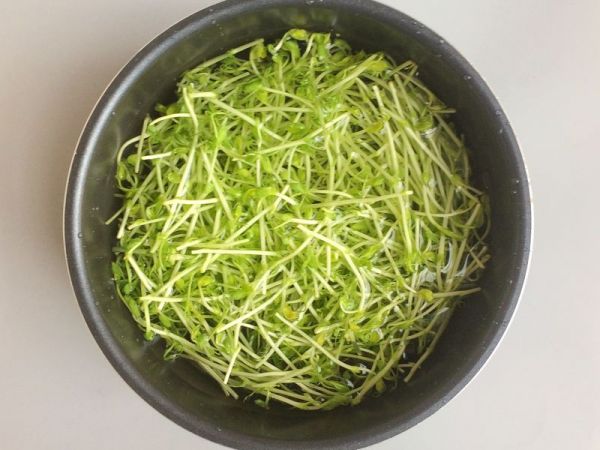 皮蛋火腿上汤豆苗