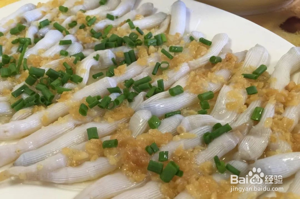 蒜蓉蒸沙虫做法