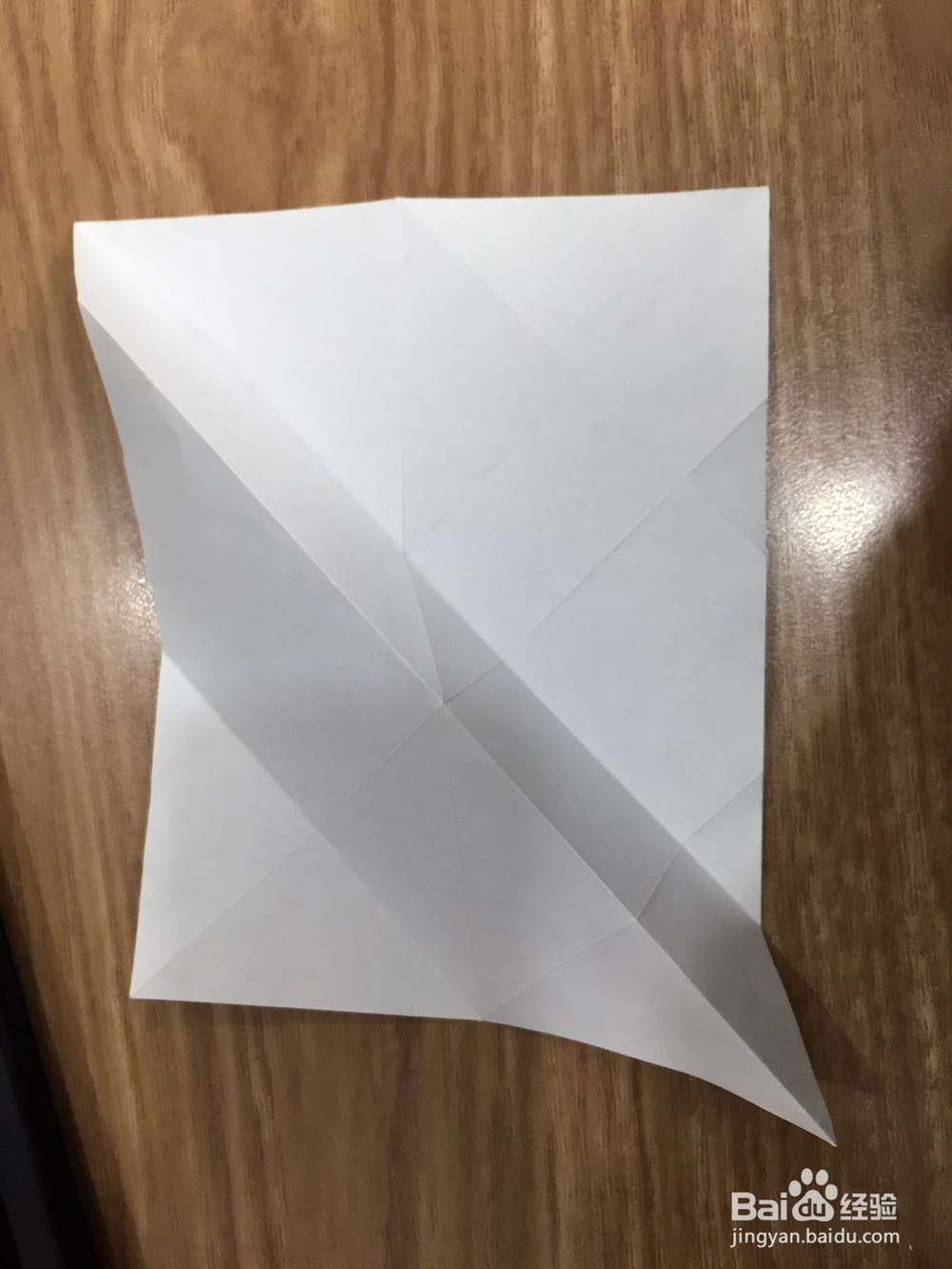 信纸花样的折法-双方形