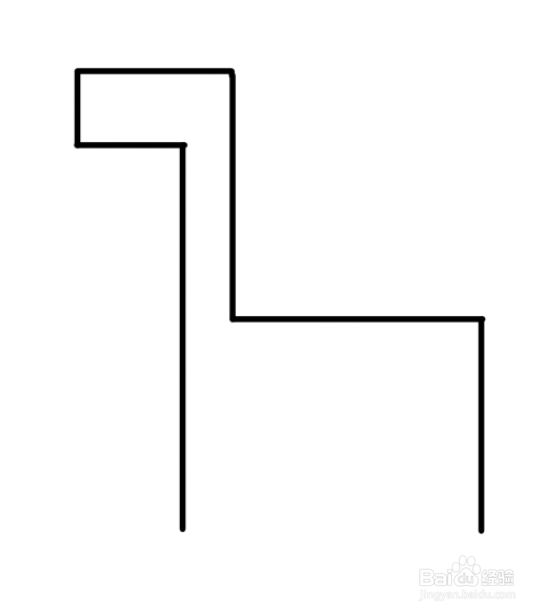 长颈鹿的简笔画