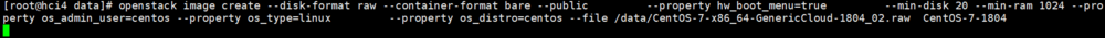 上传centos镜像到openstack集群