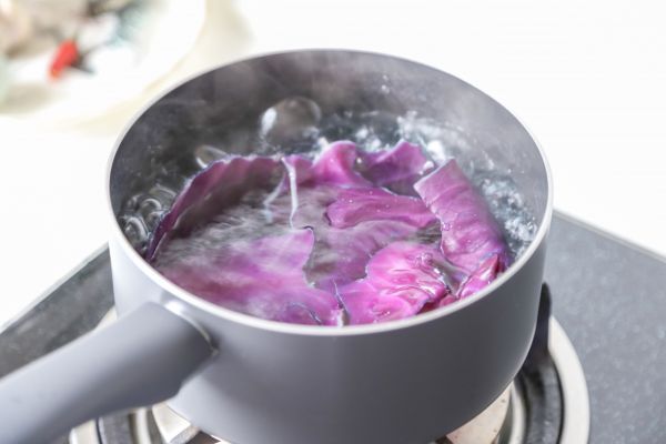 辅食日志 | 紫甘蓝泥米糊(6M+)