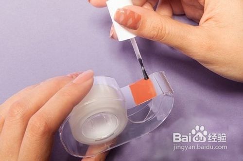 DIY裸色编织美甲