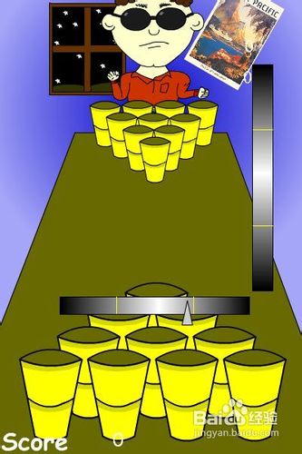 小球扔酒杯怎么做