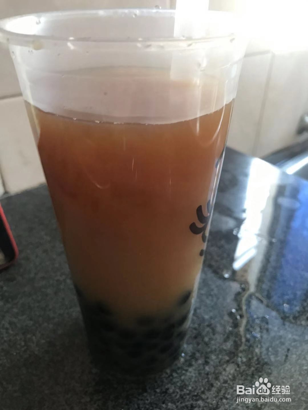 自制一杯焦糖珍珠奶茶