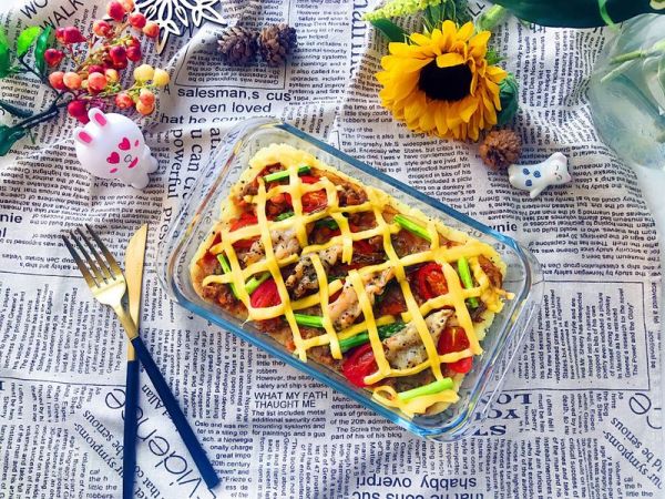 芝士焗千层牛肉土豆泥