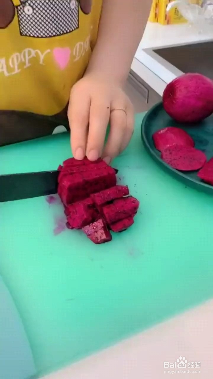 怎么做火龙果椰蓉冻?