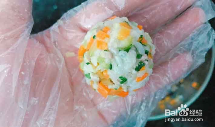 猪肉杂蔬饭团怎么做