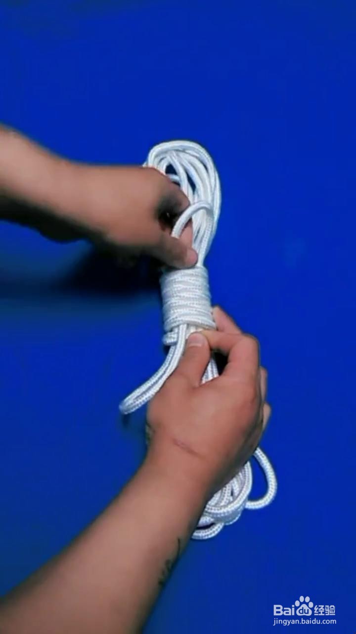 如何快速整理绳结