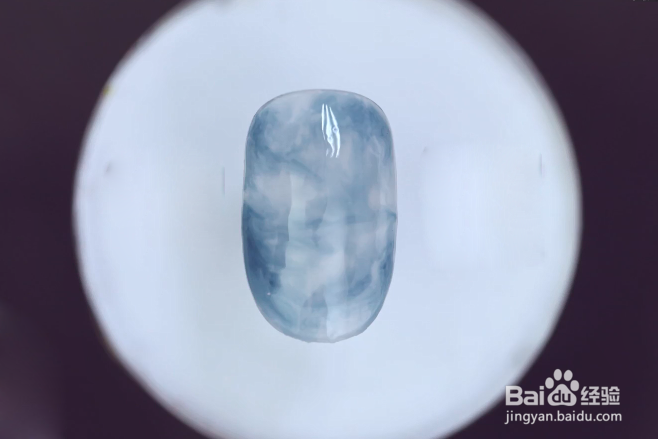 怎样做蓝绿色石纹晕染美甲？