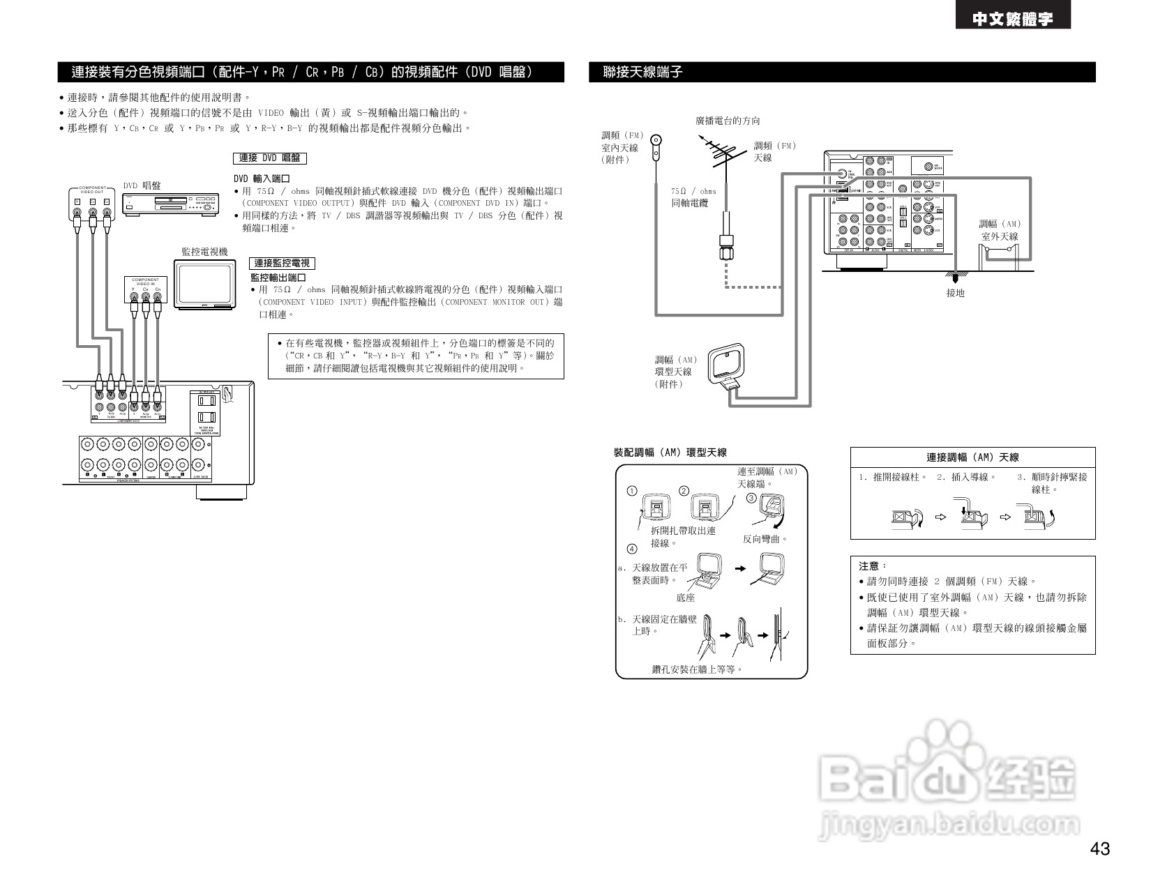 BENON AVR-1705功放操作说明书:[3]