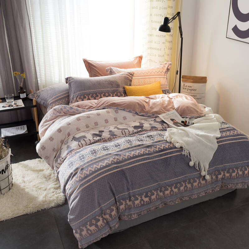 柔软透气的亲肤四件套TOP