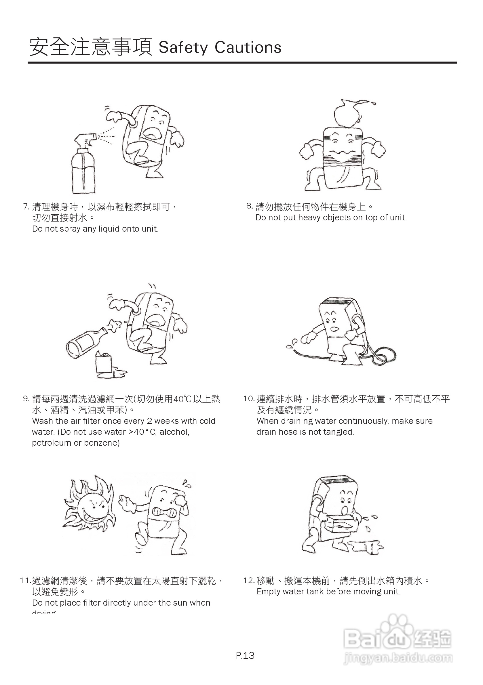 德国宝DH-310抽湿机使用说明