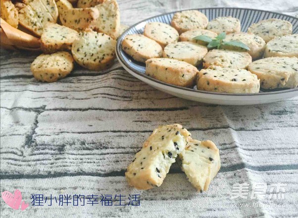 黑芝麻曲奇的做法