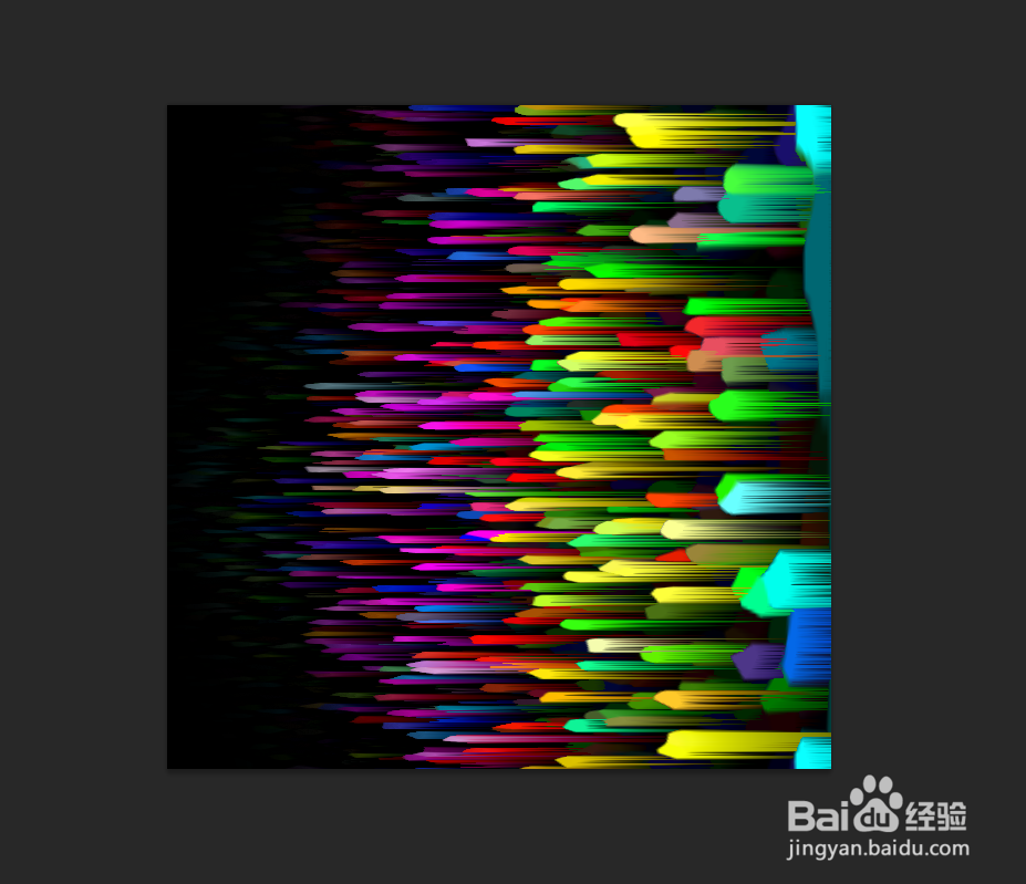 PS通过滤镜制作烟花