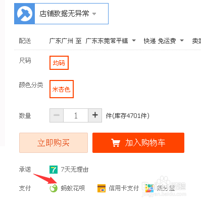 如何用支付宝花呗付款？