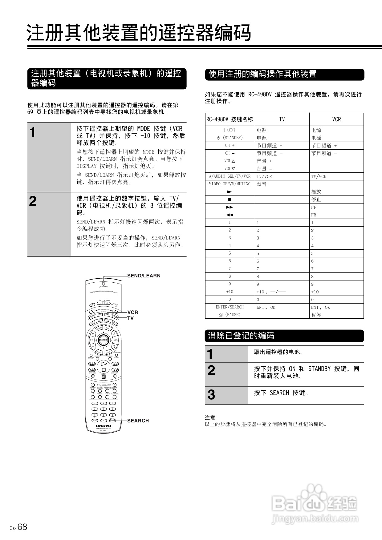 安桥DVD播放机DV-SP800型使用说明书:[4]