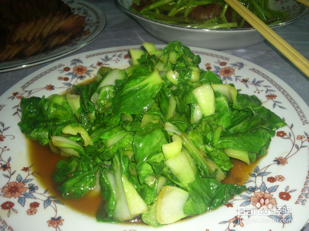 小白菜怎么清炒