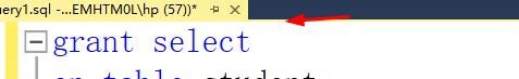 sql把对表的查询权限授予用户