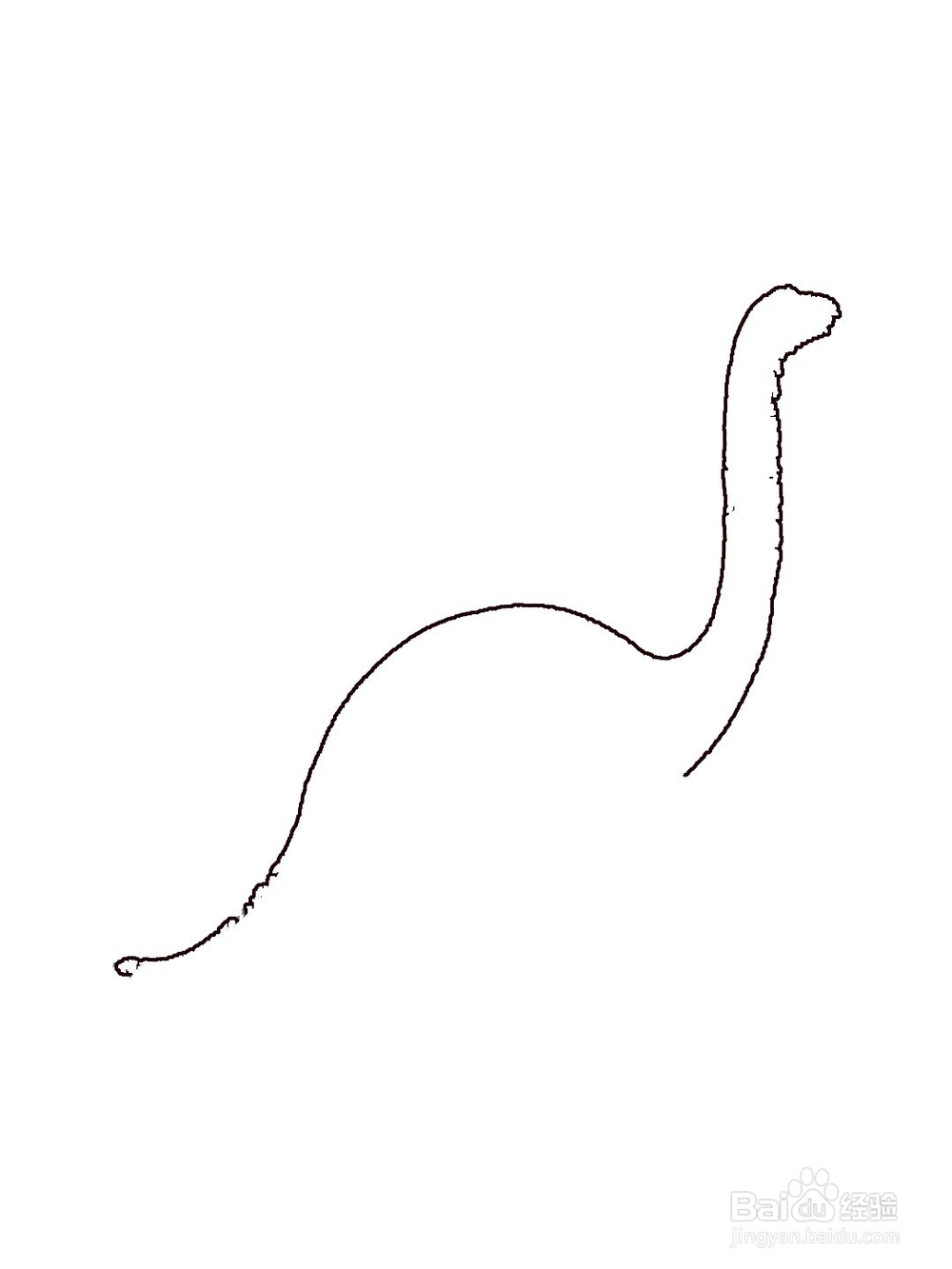 如何画素描恐龙？