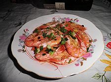 【2011菜展】年菜之十-----清蒸对虾