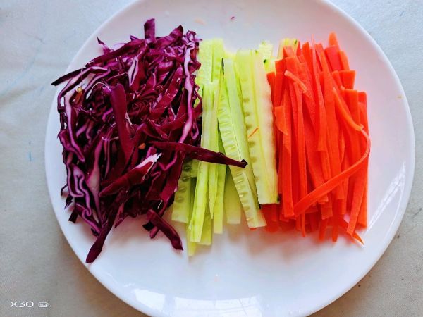 低脂健康豆皮蔬菜卷