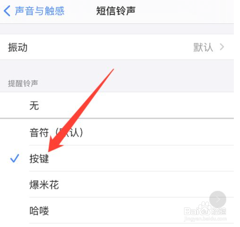 iphone如何更换短信铃声