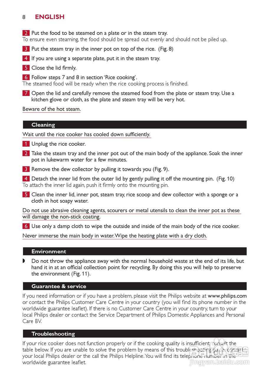 philips HD4702电饭锅说明书:[1]