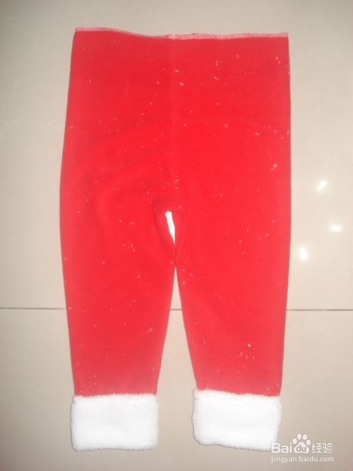 圣诞套装教程：[1]圣诞裤子的做法