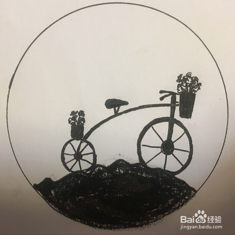 儿童蜡笔画——自制