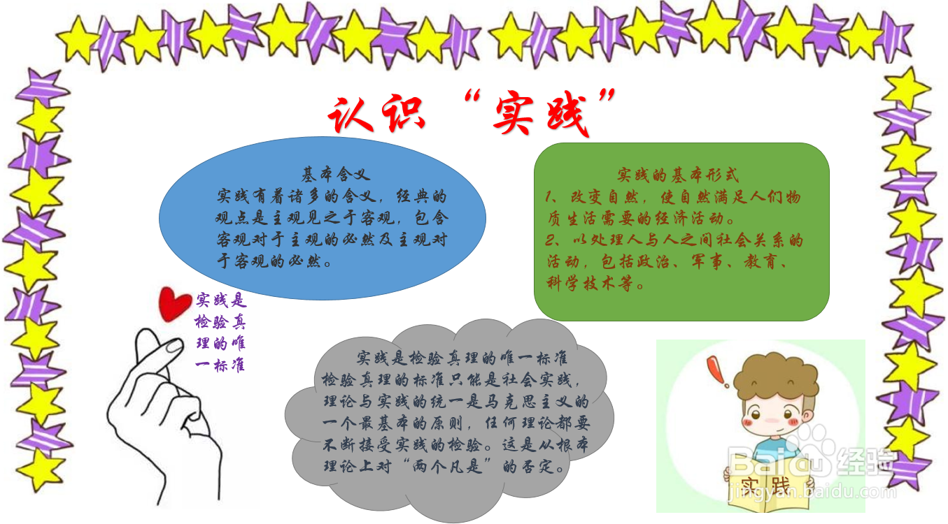 实践手抄报简单漂亮
