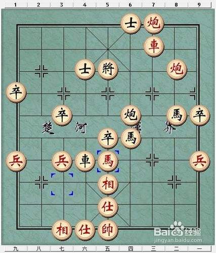中国象棋杀法——夹车炮