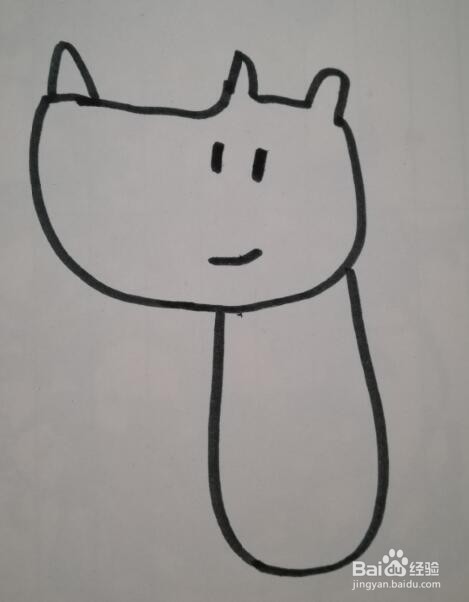 简笔画 小犀牛的画法