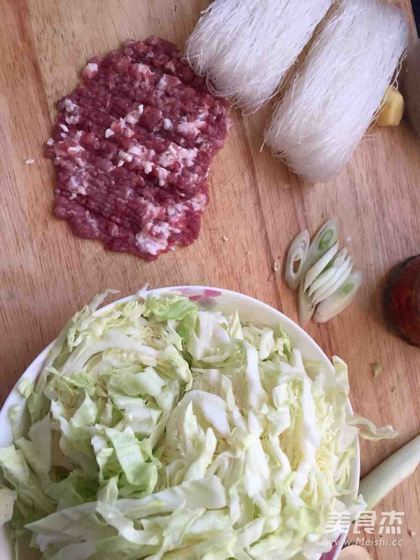 头菜肉沫粉丝
