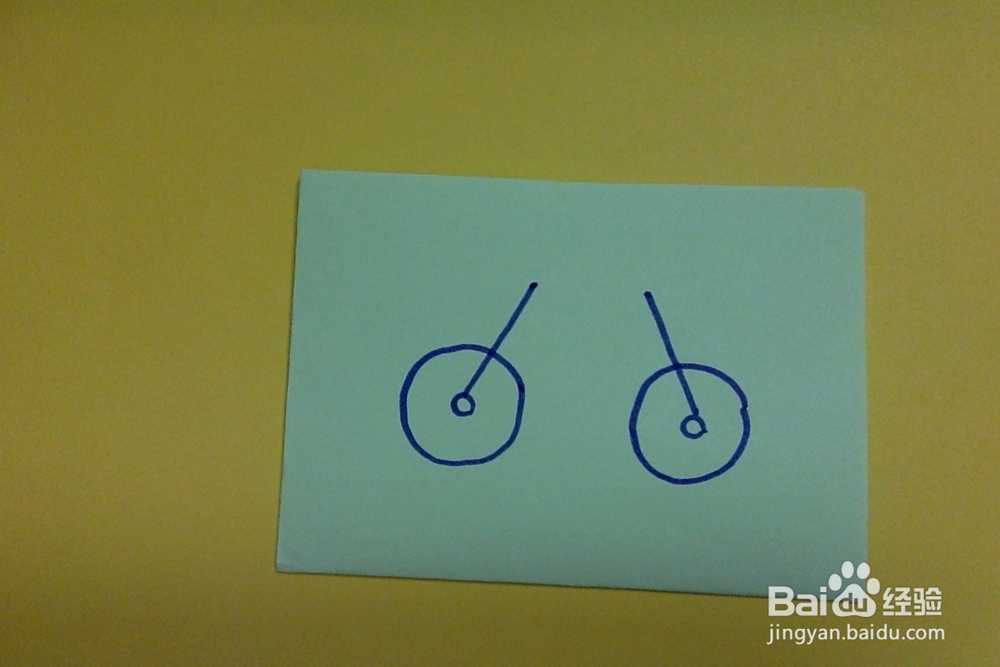 简笔画怎样画自行车的画法幼儿兴趣培养学画车子