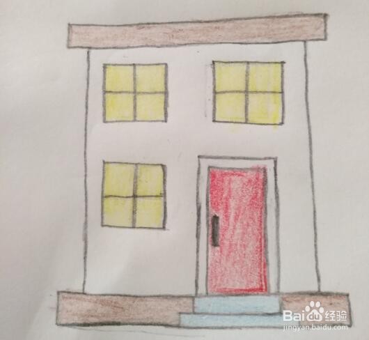 如何画一栋楼房