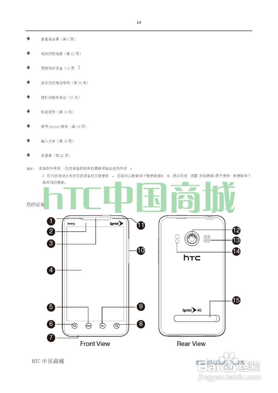 HTC(多普达) HTC EVO 4G(简体中文)手机说明书:[2]