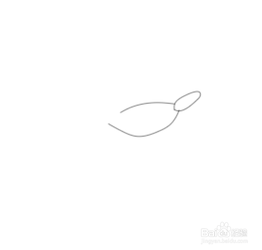 简笔画--卡通版得意的小老鼠