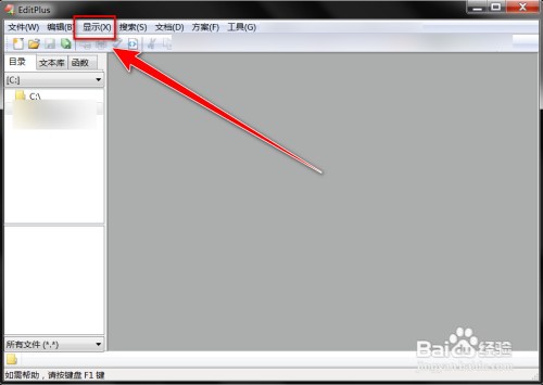 EditPlus怎样启用自定义字体