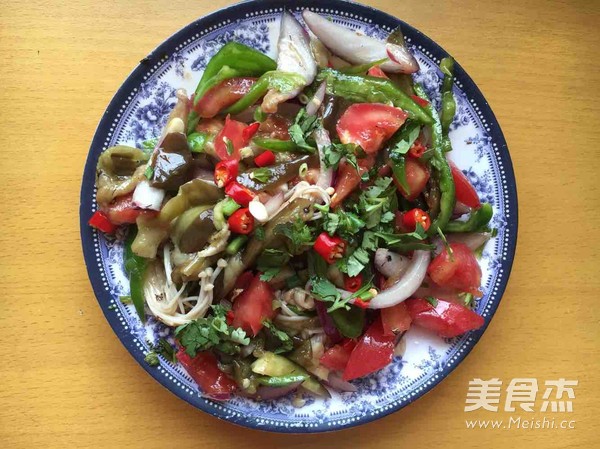 凉拌茄子的做法