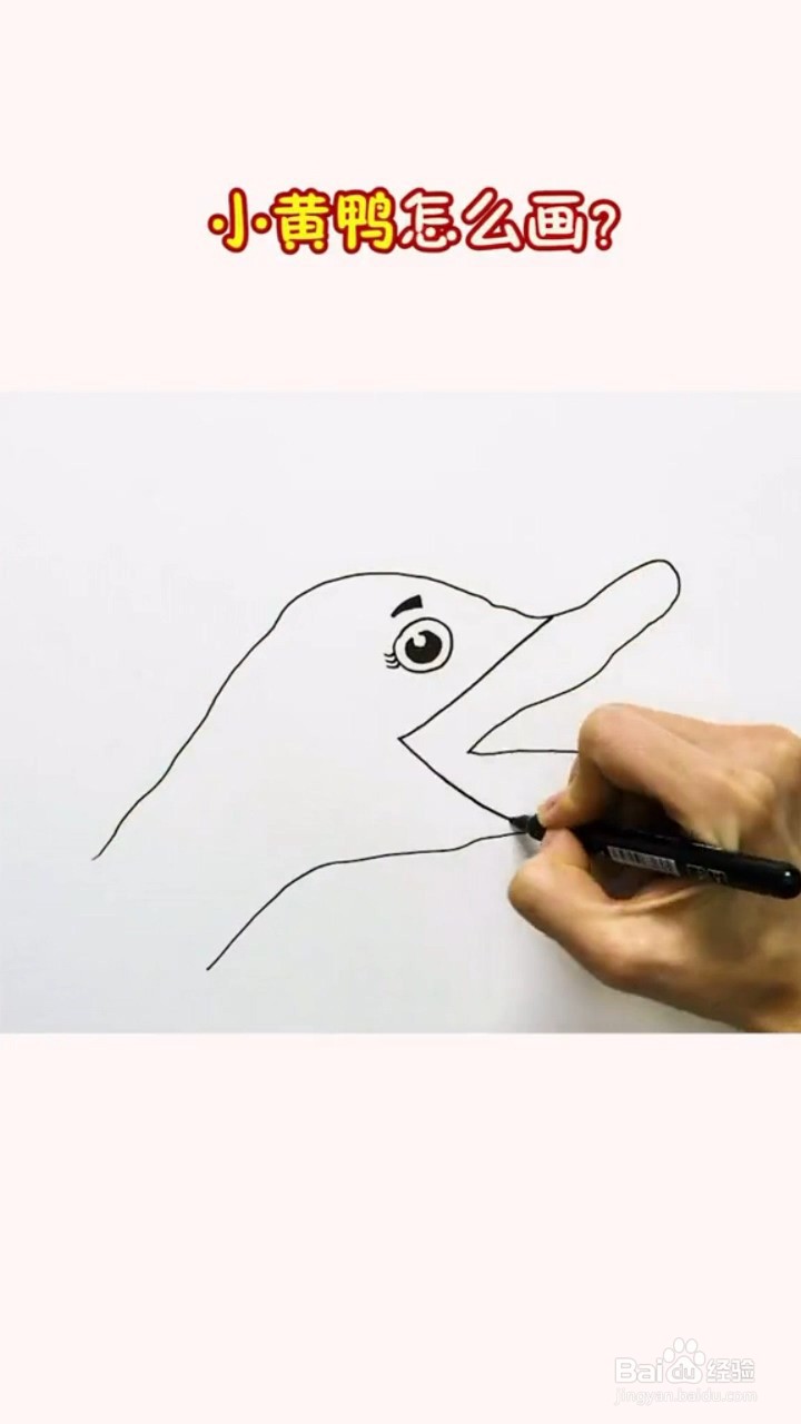 鸭爪怎么画简笔画图片图片