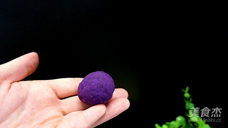 紫薯汤圆酒酿羹