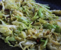 香辣包菜丝鲜