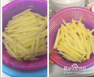 炸土豆条的做法